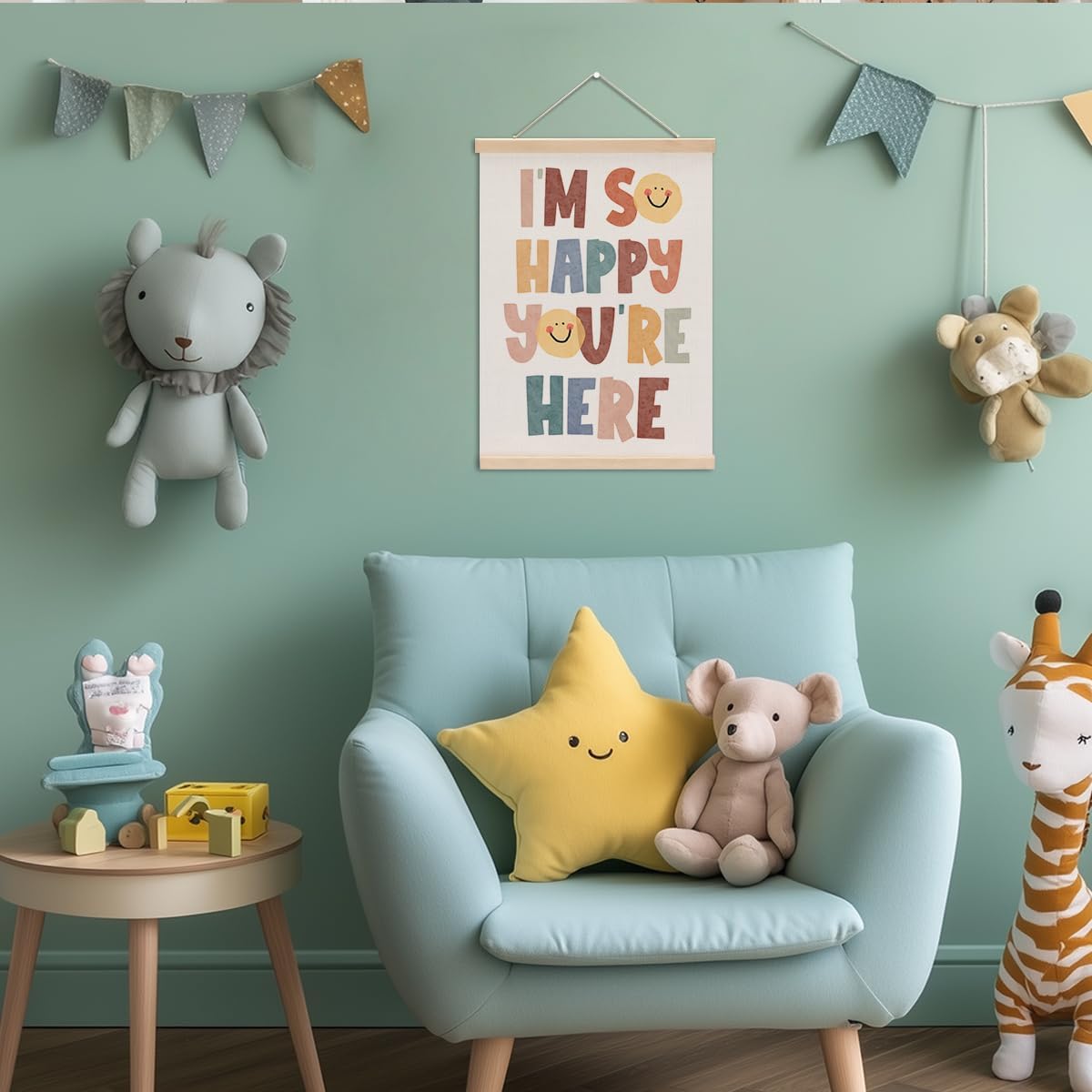 Boho Classroom Decor Wall Decor Poster Hanger, Teacher Gits, Welcome Sign Wall Hanging Flag Banner, Classroom Decoration Nursery Toddler Kids Room Playroom Decoration Wall Art Christmas Birthday Gifts