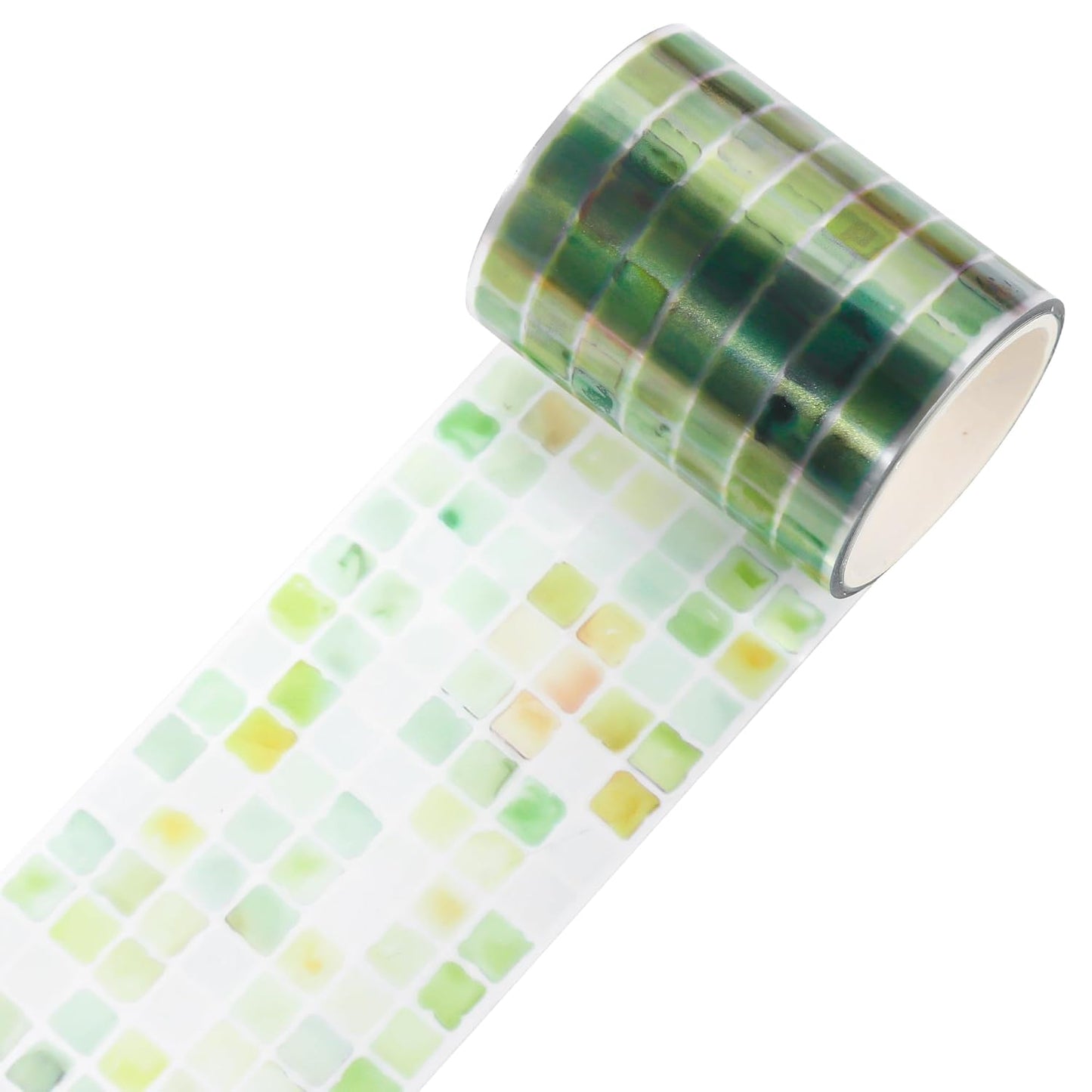 Green PET Tape for Journal Scrapbooking - Greenery Spring PET Tapes Stickers for Crafts Journaling Scrapbook DIY Art Craft Gift Wrapping Supplies