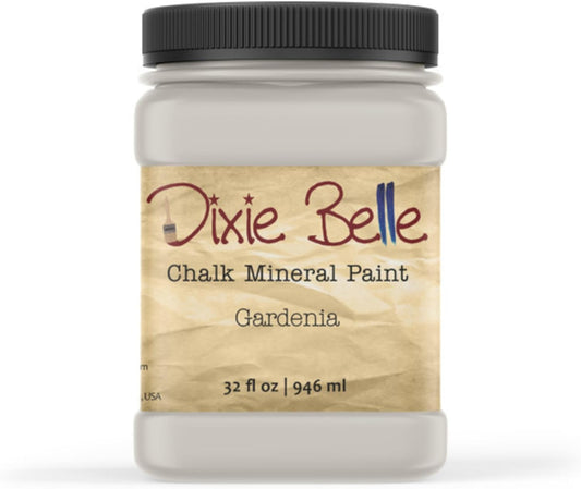 Dixie Belle Paint Company Chalk Finish Furniture Paint – Gardenia (32oz) – Matte Chic Chalk Mineral DIY Furniture Paint