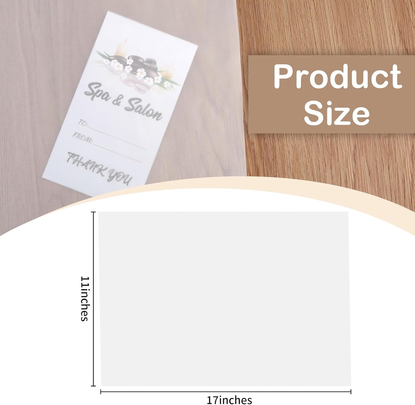 300 PCS 11x17 Inch Translucent Vellum Paper 63 Grams for Architecture Building Paint - Drafting Sheets Translucent White (Can't Print With Printer)