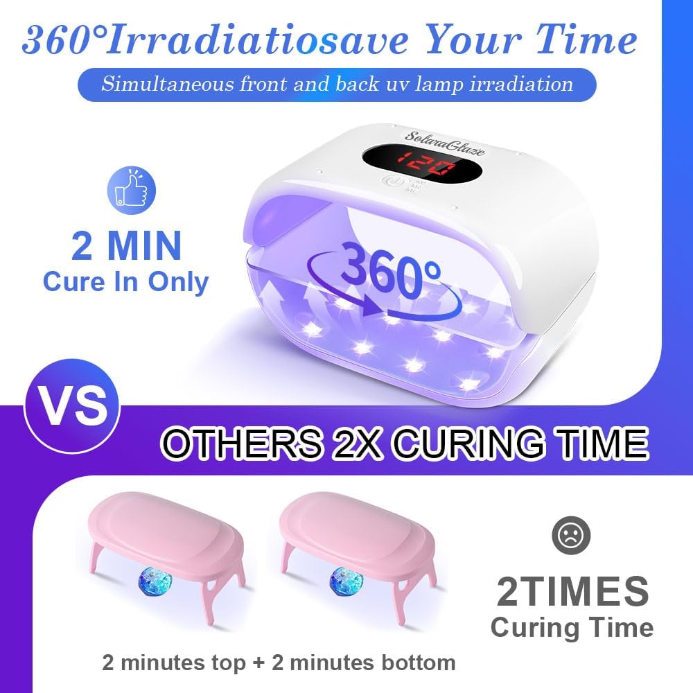 SolaraGlaze UV Resin Kit with Light 240g Hard Type Clear UV Resin Jewelry Making Kit Two-Sided Light and Molds DIY Jewelry Making Supplies for Keychain and Earring