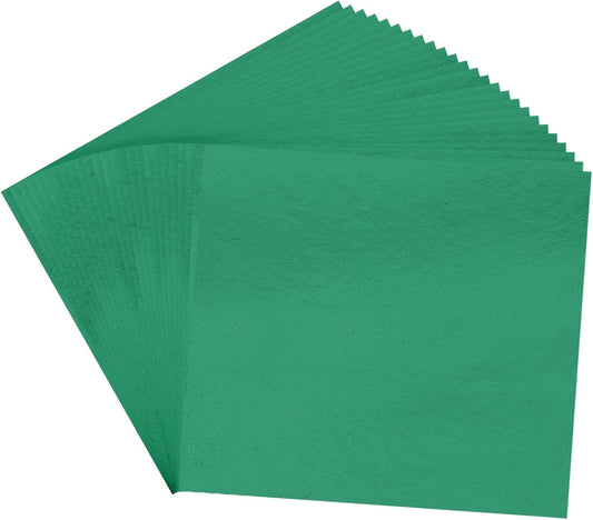 PATIKIL Gold Leaf Sheets for Art 3.7" x 3.4", 100 Pcs Gold Foil Sheet Metallic Leaf Papers for DIY Crafts Resin Furniture Nails Paintings Home Decoration, Blue Green