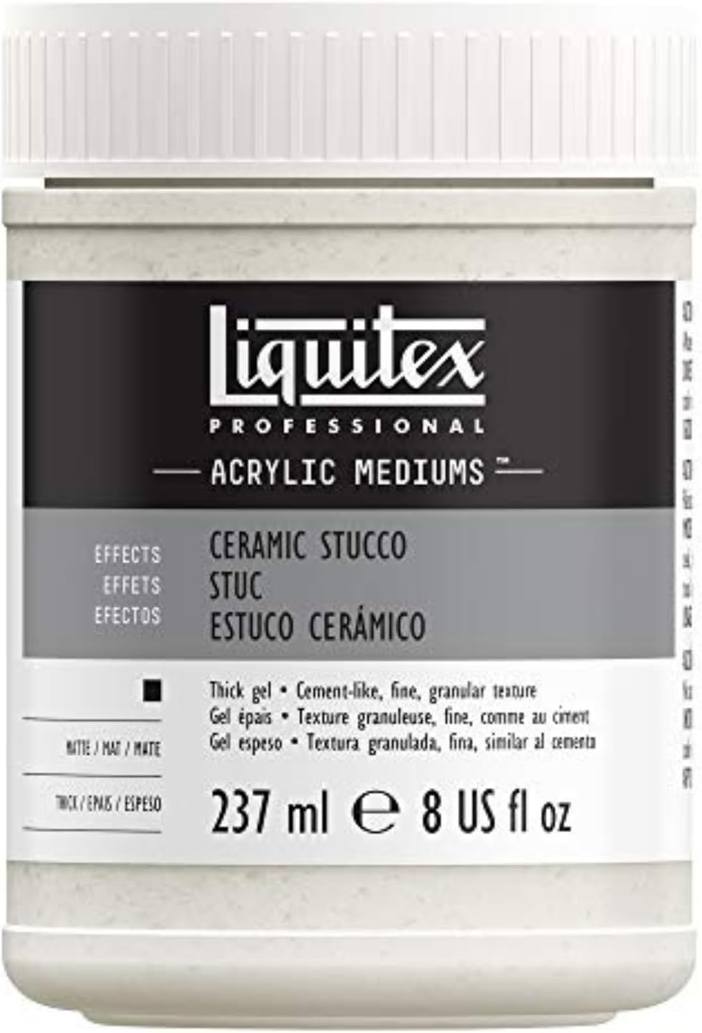 Liquitex Professional Effects Medium, 237ml (8-oz), Ceramic Stucco