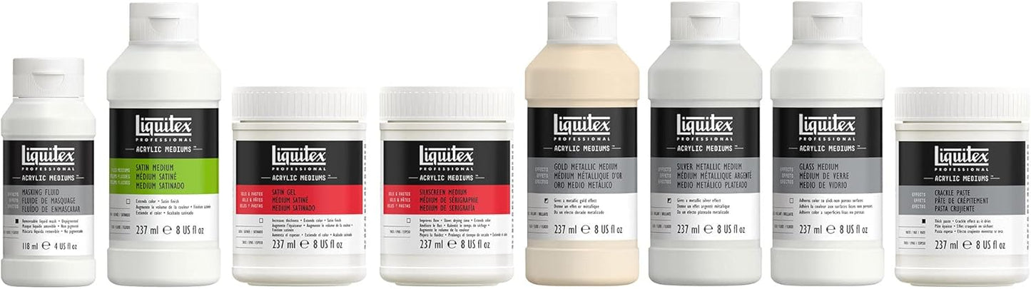 Liquitex Professional Effects Medium , 237ml (8-oz), Crackle Paste