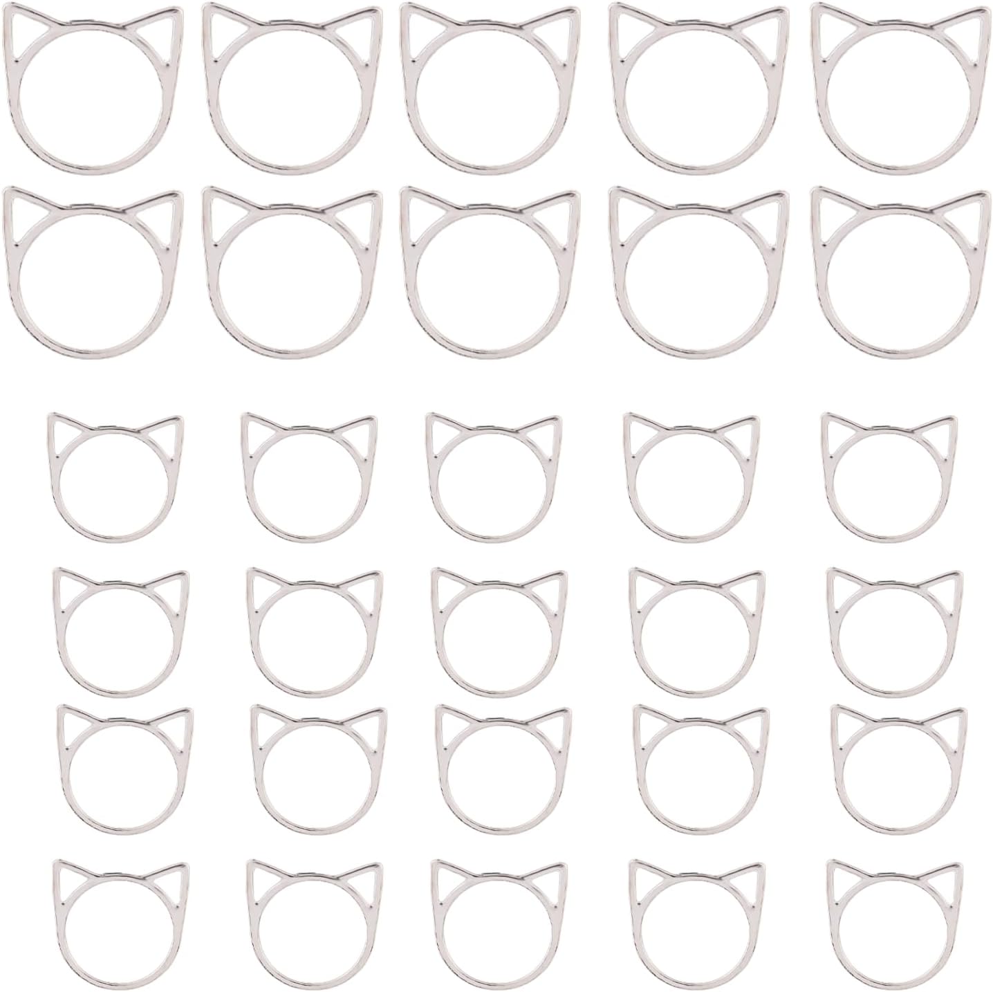 Hilsayum Cat Stitch Markers Cute Stitch Markers Metal Stitch Markers Knitting Accessories Stitch Markers for Crocheting