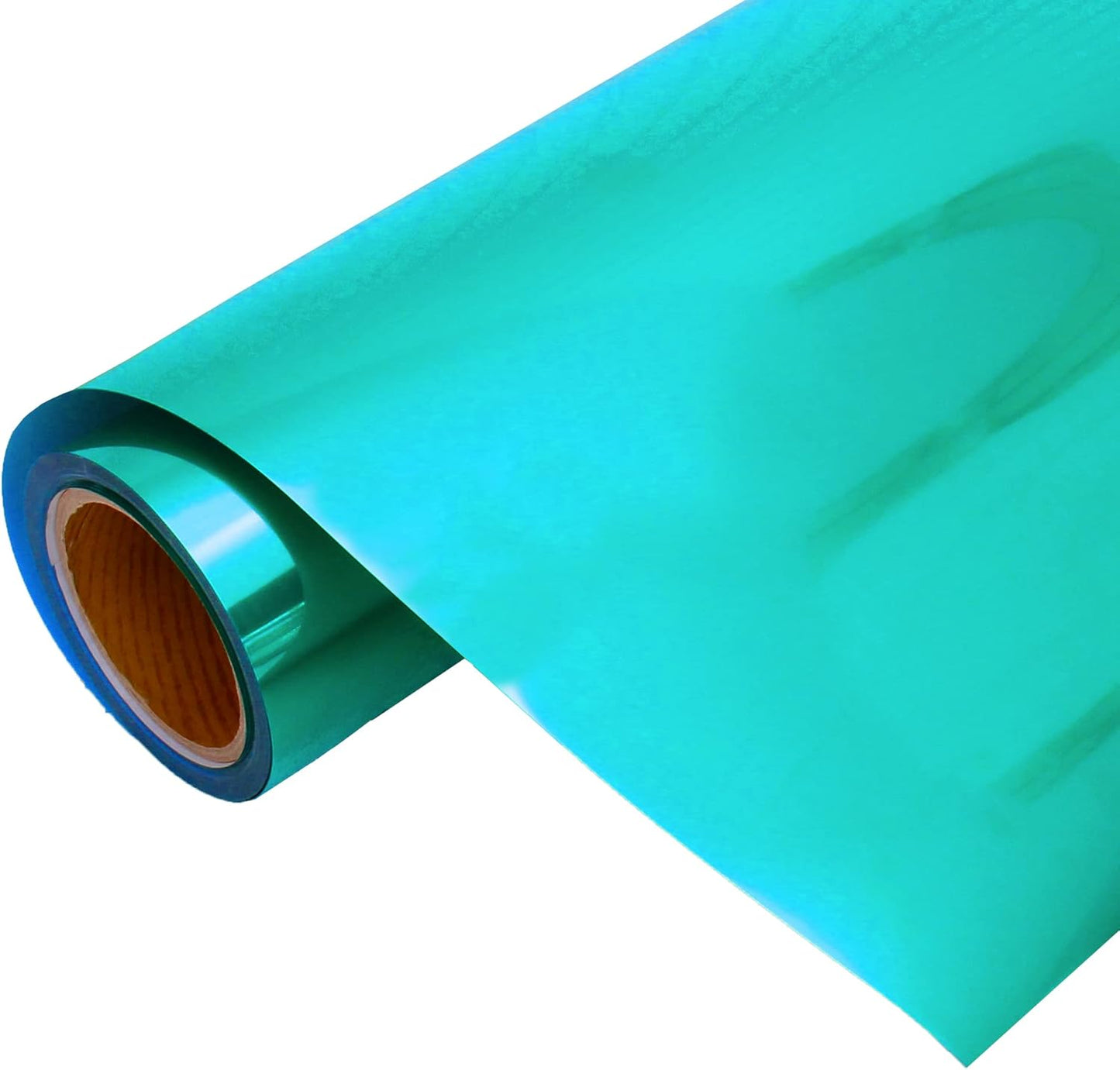10 Yard x 20" Wide Roll Threadart Metallic Aqua Heat Transfer Vinyl Film | Compatible with Venture Explore and Maker, Silhouette Cameo, & Large Format Cutters