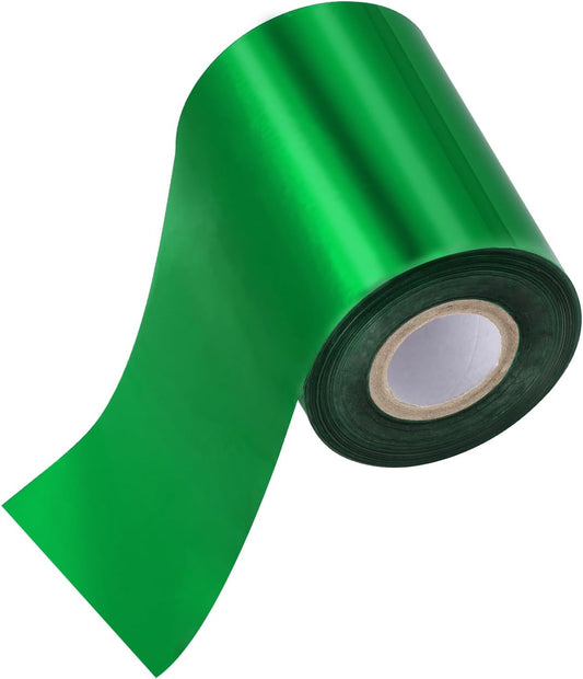 PATIKIL 3.2"x400Ft Hot Stamping Foil Paper,Heat Transfer Hot Stamping Paper Foil Roll for Leather DIY Logo Decor Craft Gift Card Package Scrapbook,Green