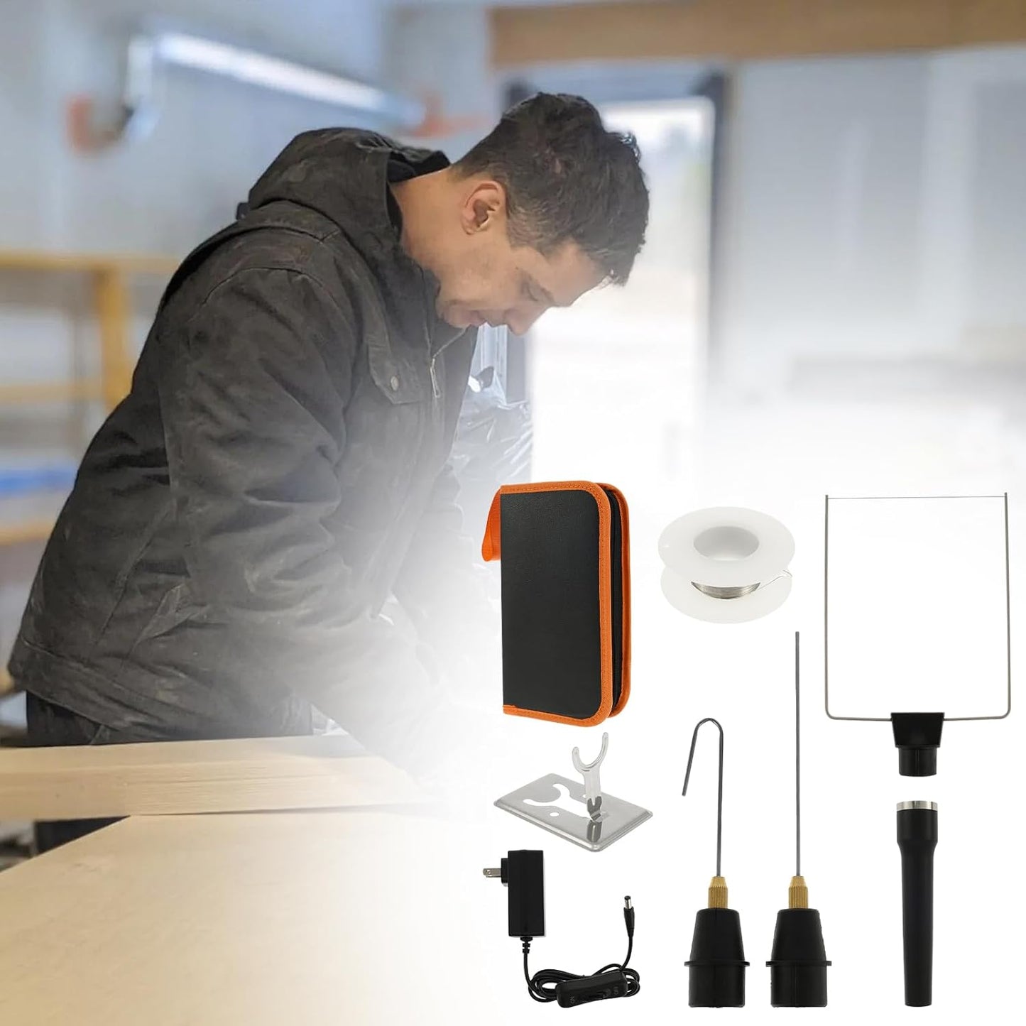 3-in-1Hot Wire Foam Cutter, Foam Cutter Tool Kit, Knife, with 4 Cutting Machine Pen and Carrying Case for Styrofoam Foam Cutting Arts Handcraft DIY