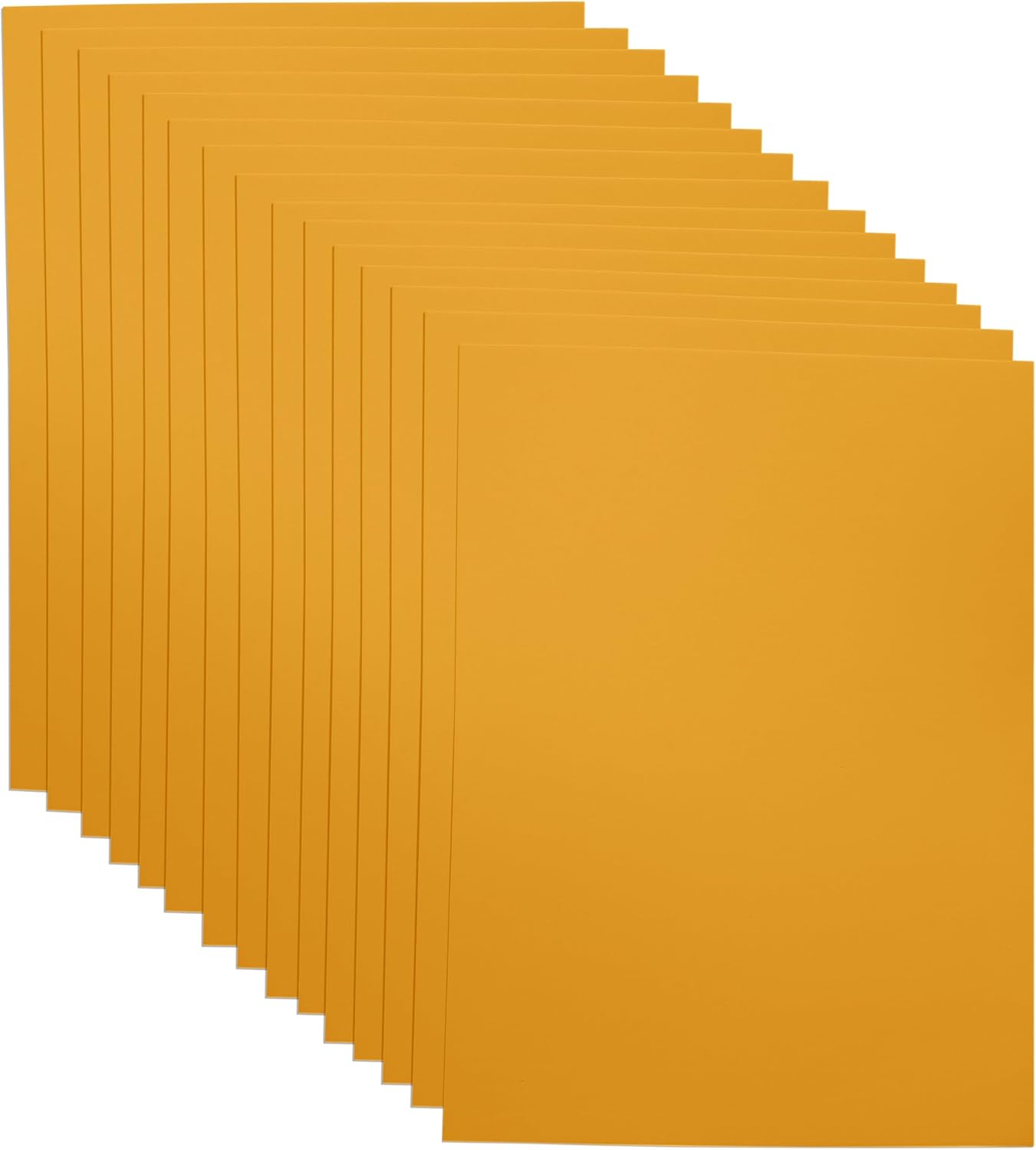 Mustard EVA Foam Sheets for Crafts, 9 x 12 Inch, 2mm Thickness – Ideal for DIY Arts and Crafts, Foam Paper for Kids, Cosplay and Costumes - 15 Pack