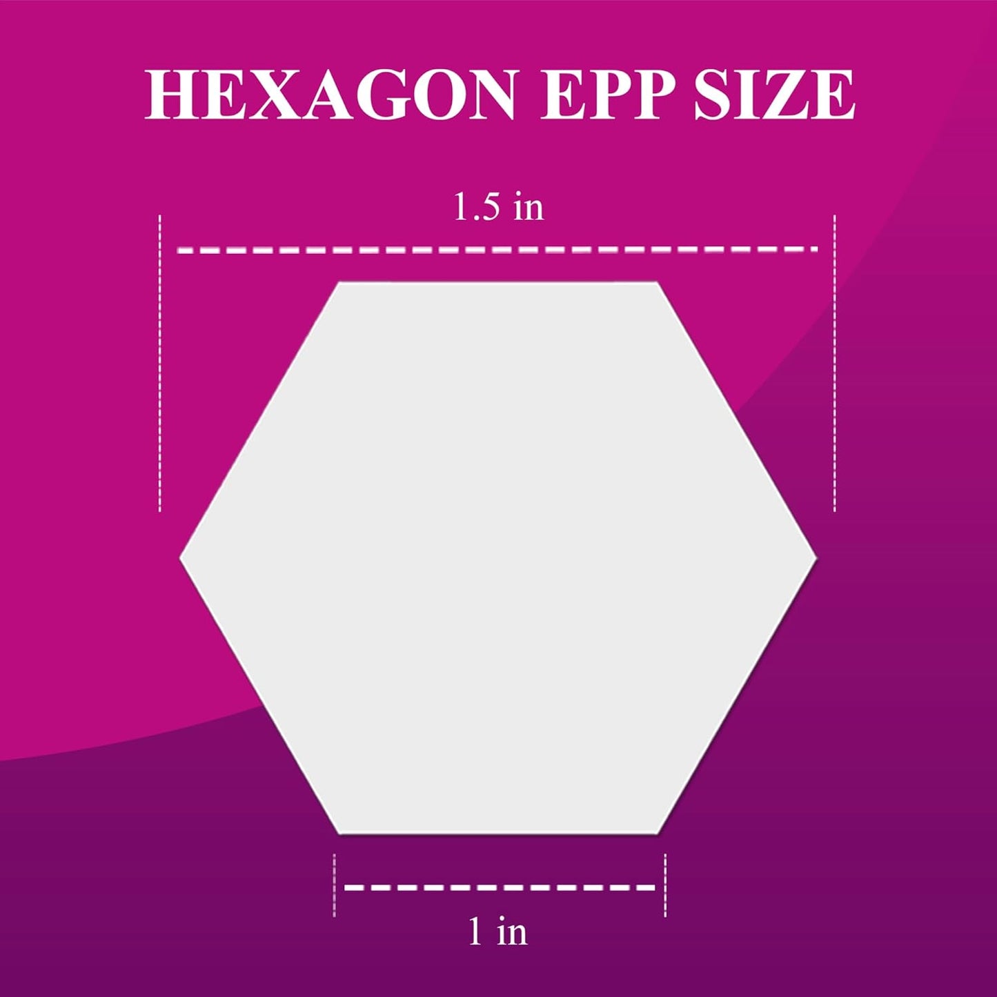 LaserThing Quilting Paper Templates | Handy Tools for Crafting Quilt Patterns | Ideal for Precision Quilting Projects | Includes 1'' Hexagon EPP Set - 600 Pieces