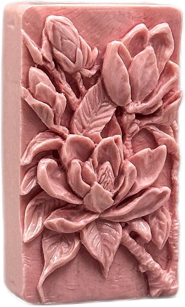 Magnolia Silicone Mold for SOAP Making, Candle, Resin and Other Crafts Flower