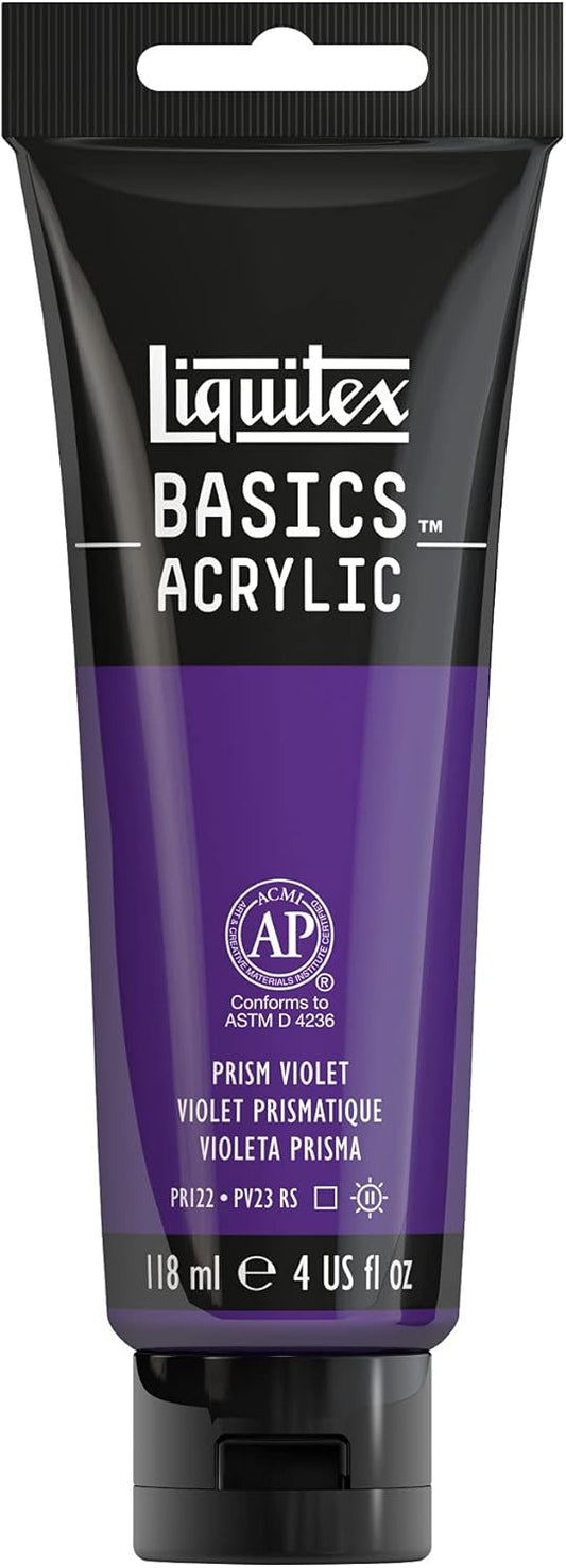Liquitex BASICS Acrylic Paint, 118ml (4-oz) Tube, Prism Violet