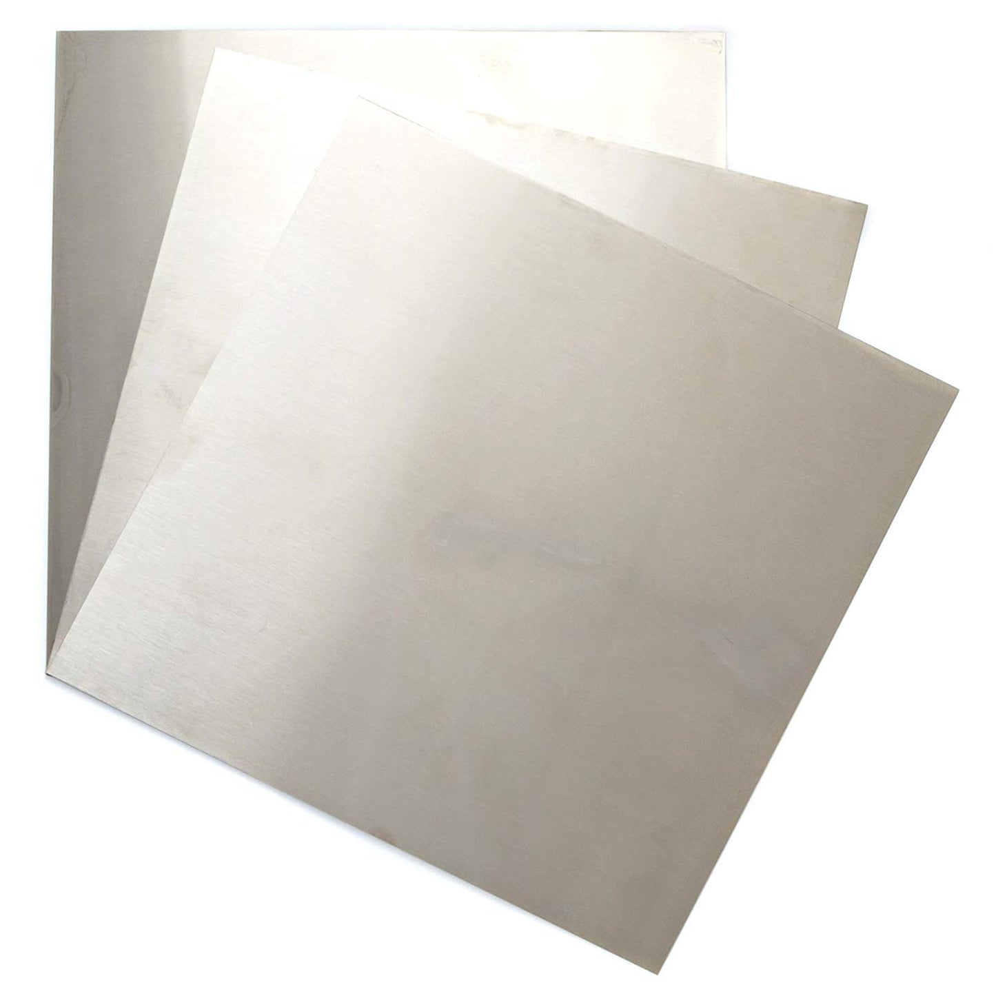 EAGLE 1: 12" x 12" 26 Gauge Sheet Metal Squares (3 Pack Per Order, Multiple Colors) Great for Arts, Crafts, DIY Home or Work Projects (6" X 6", Stainless Steel)