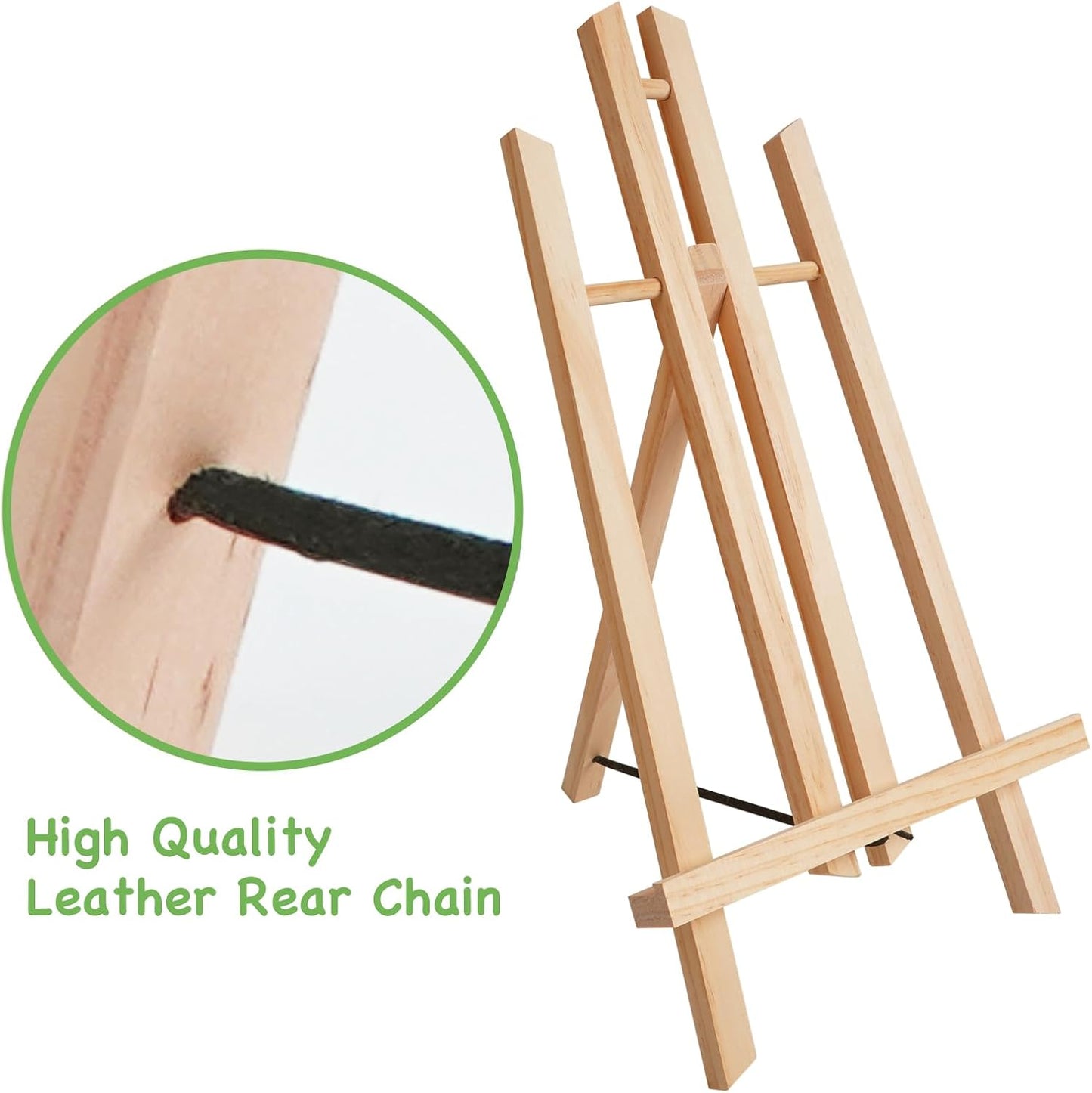 CONDA 8 Pack 16" Tabletop Display Easel, Portable A-Frame Tripod Display Easel for Painting Party & Displaying Canvases, Photos, Display Tripod Holder Stand for Students Kids Beginners