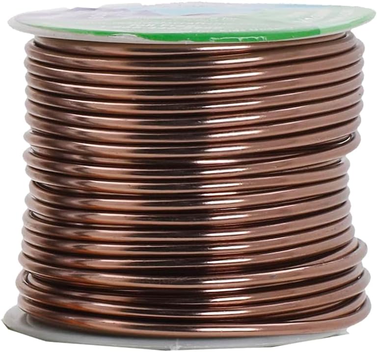 Mandala Crafts 10 Gauge Anodized Aluminum Craft Wire for Jewelry Making - 128 FT Colored Flexible Neutral Wire - Bendable for Bonsai Armature Crafting Sculpting