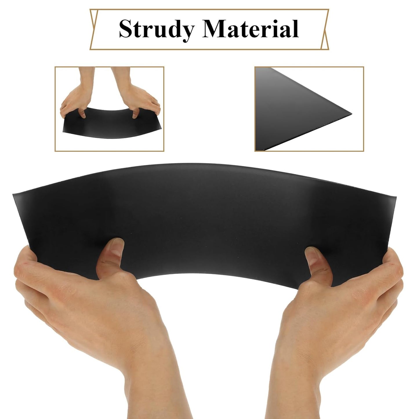 4 Pack Black Anodized Aluminum Sheet 6 x 12 x 1/25 Inch, 5052 Aluminum Sheet, 1mm Thickness Aluminum Plate Covered with Protective Film for Industry Crafting