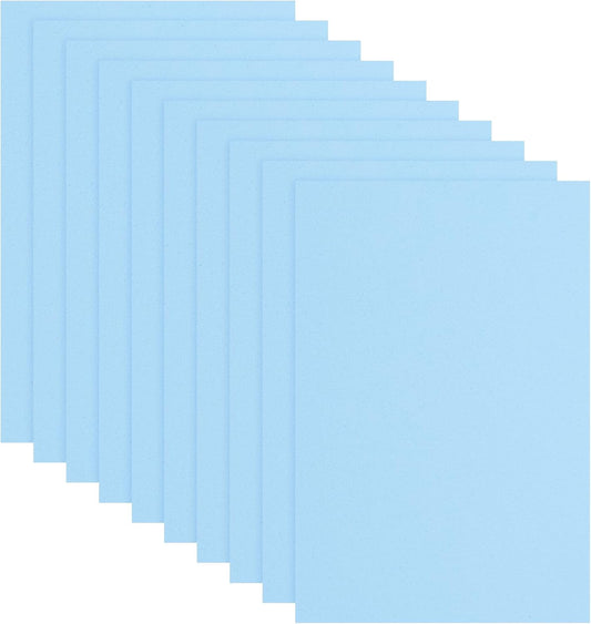 uxcell 10 Pcs Light Blue EVA A4 Foam Sheets Crafts, 12 x 8 Inch Foam Paper for DIY Crafts Project Classroom Scrapbook Art Cards Home Office Decoration (2mm Thick)