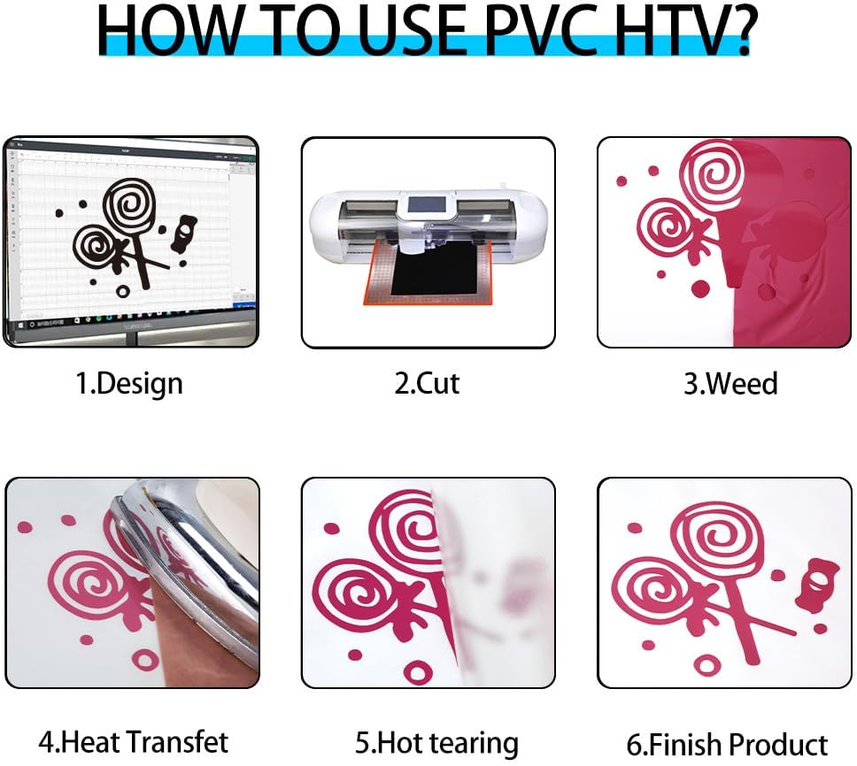 guangyintong Heat Transfer Vinyl Rose Red HTV Rolls, 12" x 10ft Rose Red Iron on Vinyl for T-Shirts, Matte Surface HTV Vinyl for All Cutter Machine Easy to Cut & Weed for Heat Vinyl DIY Design