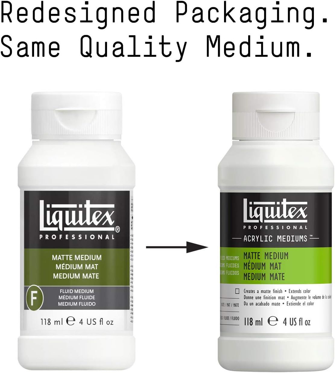 Liquitex Professional Matte Medium, 118ml (4-oz)