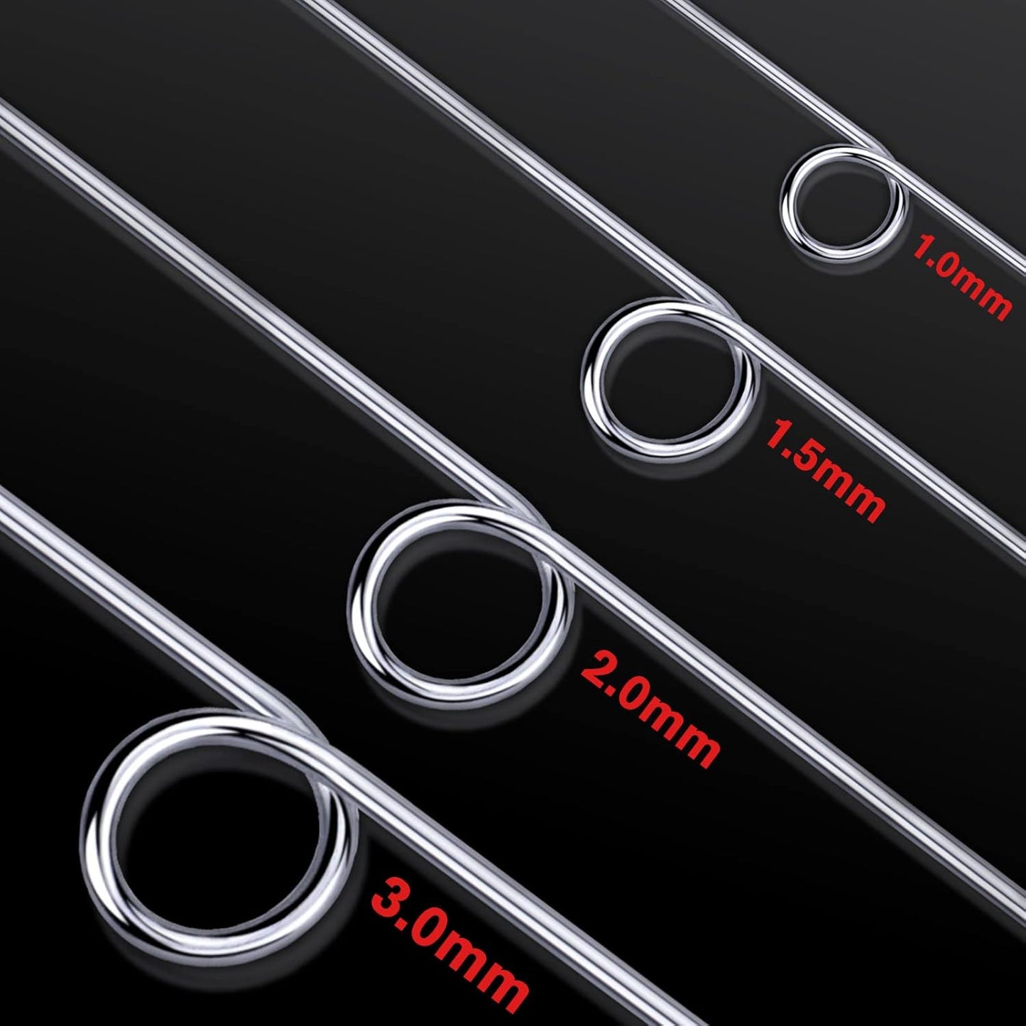 Aluminum Craft Wire, 32.8 Feet 3.0 mm/ 8 Gauge Silver Bendable Soft Metal Aluminum Wire Roll Bulk for DIY Crafts Sculpting Jewelry Making