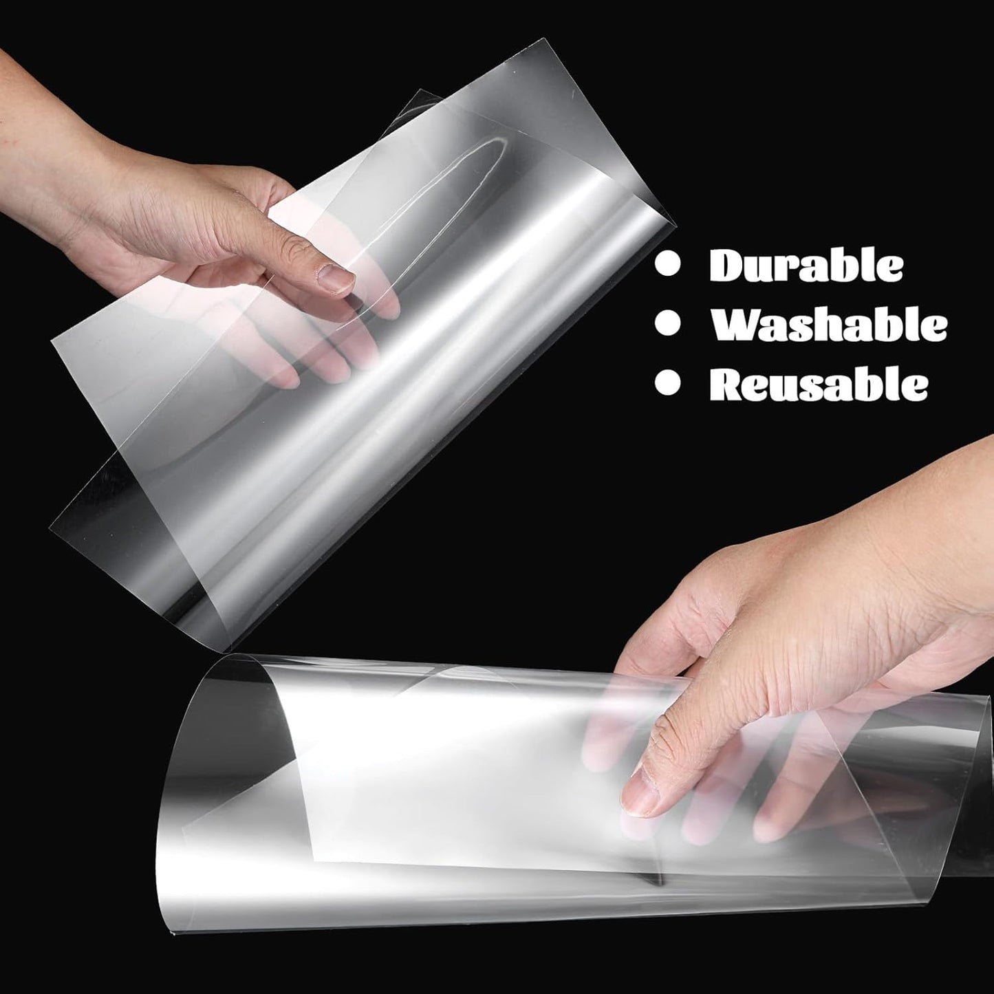 12 Inches x 80 ft 6 Mil Acetate Roll Clear Acetate Sheets for Crafts Blank Stencil Sheets Transparency Mylar Template Material Reusable Acetates Paper Roll for Craft Stencil Vinyl for Cutting Machines