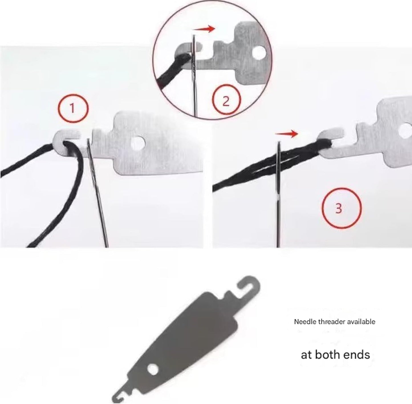 Big Eye Steel Sewing Needles Kit, 37PCS Stainless Steel Sewing Needle Kit, Portable Stainless Steel Needles for Hand Sewing, Punch Needle Kit Repair Tools for Beginners & Daily Use (37pcs)