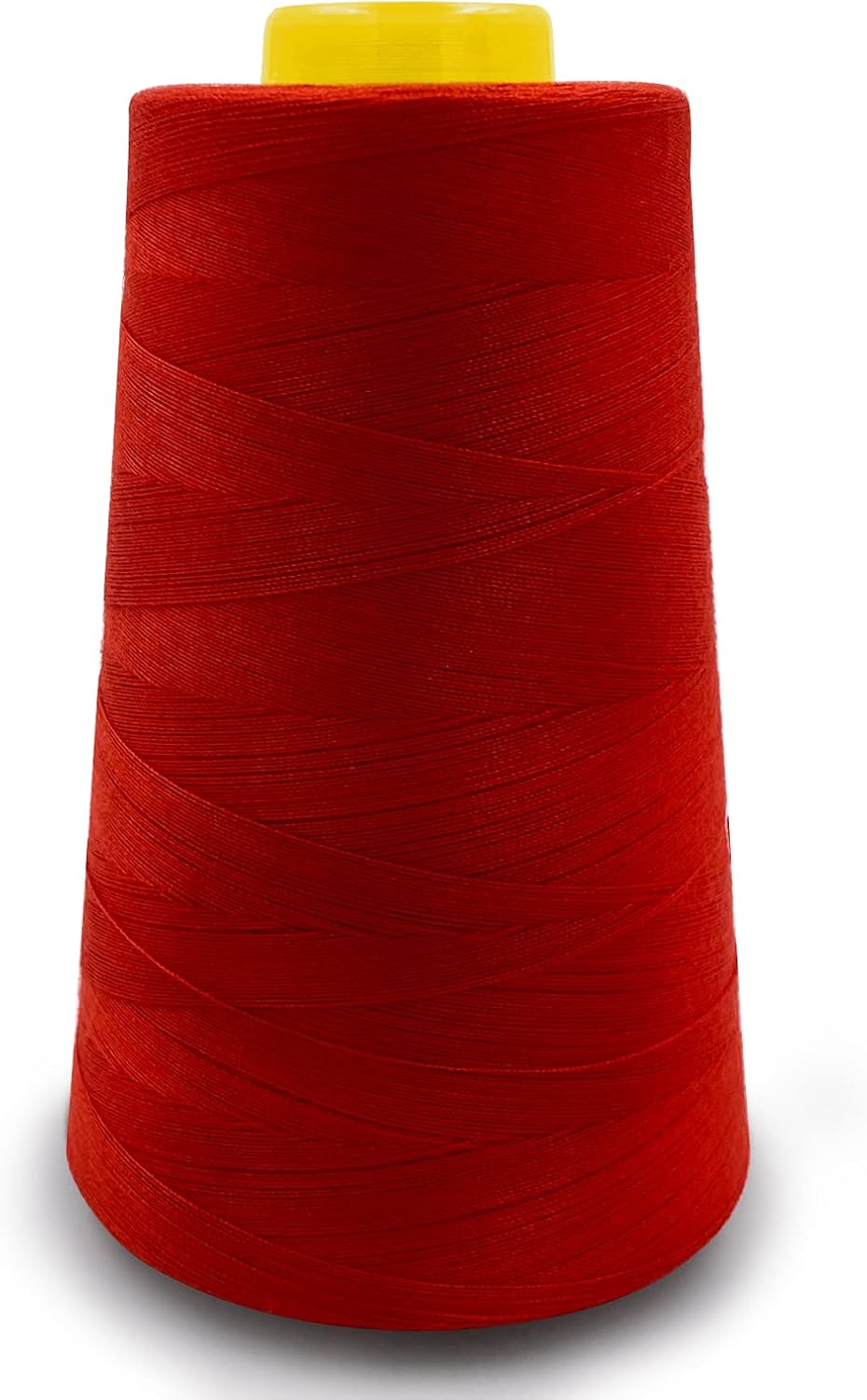Tortoise 4 Cones of 3000 Yards Each Spool Thread for All Purpose, Quilting, Serger, Overlock Sewing Machines - 100% Polyester - 40S/2 Red