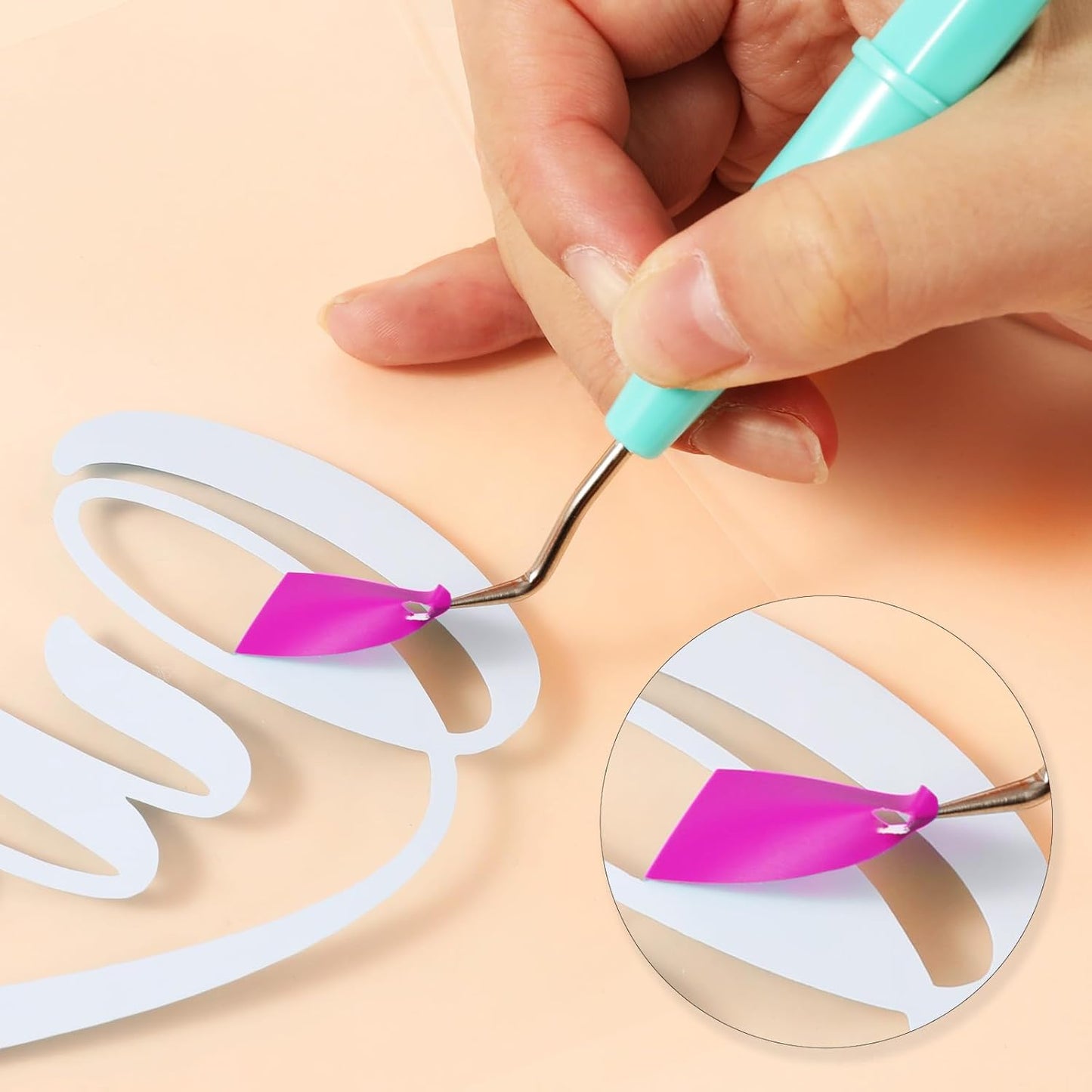 HTVRONT HTV Vinyl Rolls Heat Transfer Vinyl - 12" x 5ft Magenta HTV Vinyl for Shirts, Iron on Vinyl for All Cutter Machine - Easy to Cut