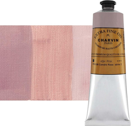 Charvin Extra Fine Oil Paint, Ash Rose 150 ml - Triple-Milled, Rich Texture, Poppy Oil-Based, Light-Fast, Handmade, Archival Quality