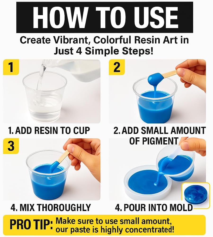 Royal Amethys Purple Epoxy Resin Pigment Paste XL (191g/6.7oz) – Opaque Epoxy Dye & High Concentration Coloring Paste, Mica Powder Alternative for Resin Art, Jewelry, Tumblers, River Tables & Crafts