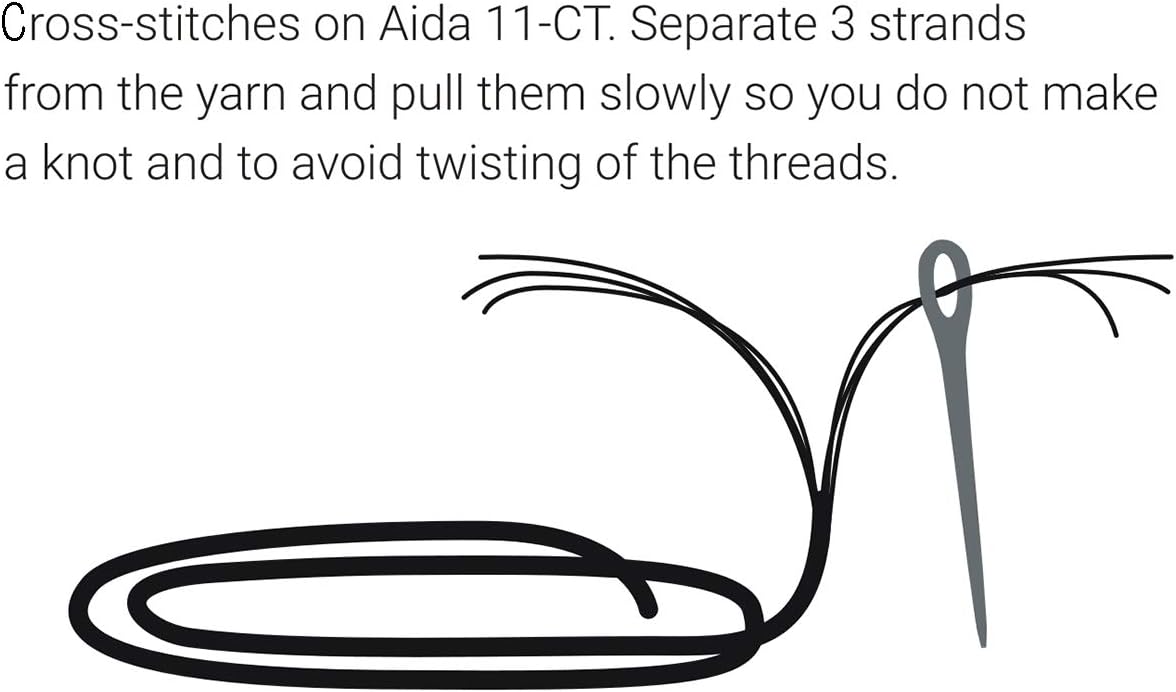 CROSSDECOR Stamped Cross Stitch Kits 11CT 9.5X9.5 inch Pre-Printed Cross-Stitching Starter Patterns for Beginner Kids or Adults, Embroidery Needlepoint Kits