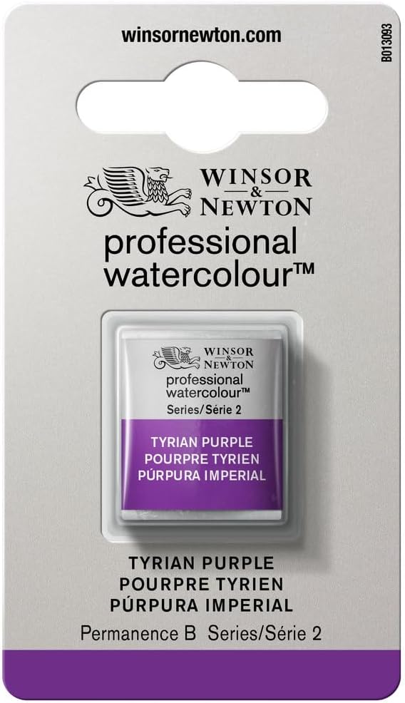 Winsor & Newton Professional Watercolour, Revival Collection, Half Pan, Tyrian Purple