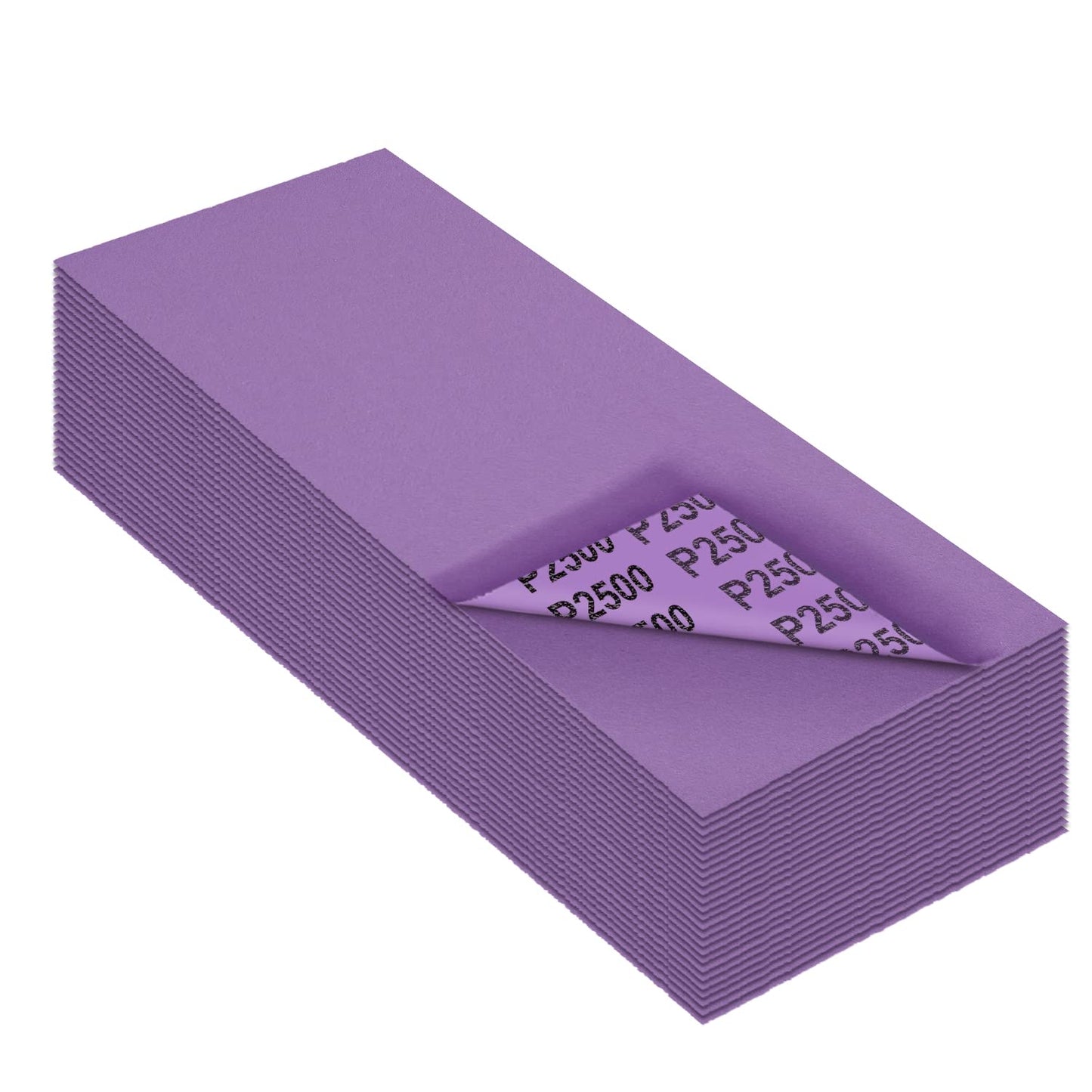 Sandpaper 2500 Grit,Wet Dry Sanding Sheets,High Performance Ceramic Abrasive Sand Paper for Wood Furniture Finishing,Metal Grinding,Automotive Polishing,9 x 3.6 Inch,25-Pack