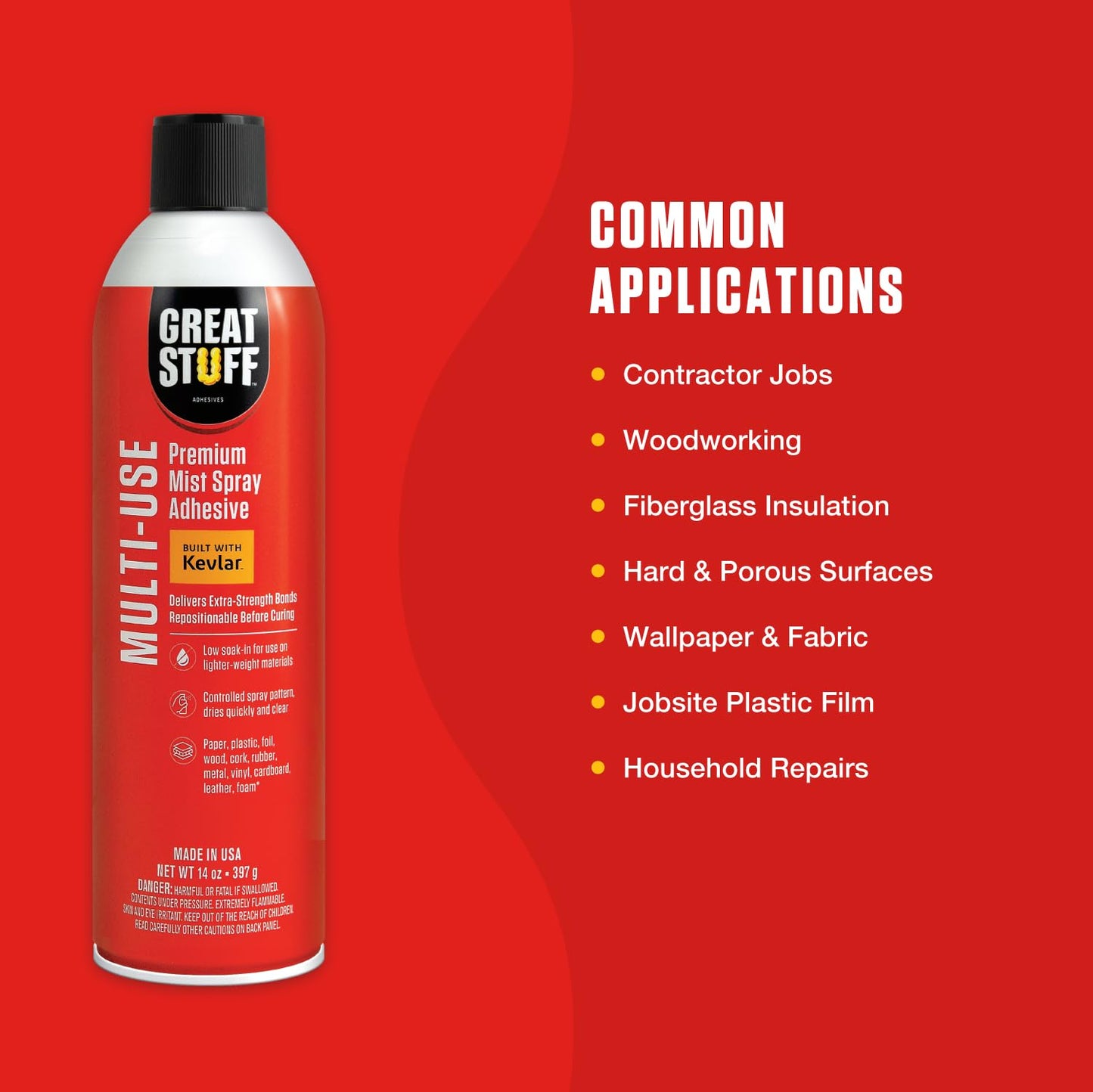 Great Stuff™ Multi-Use Mist Adhesive - 14 oz - Aerosol