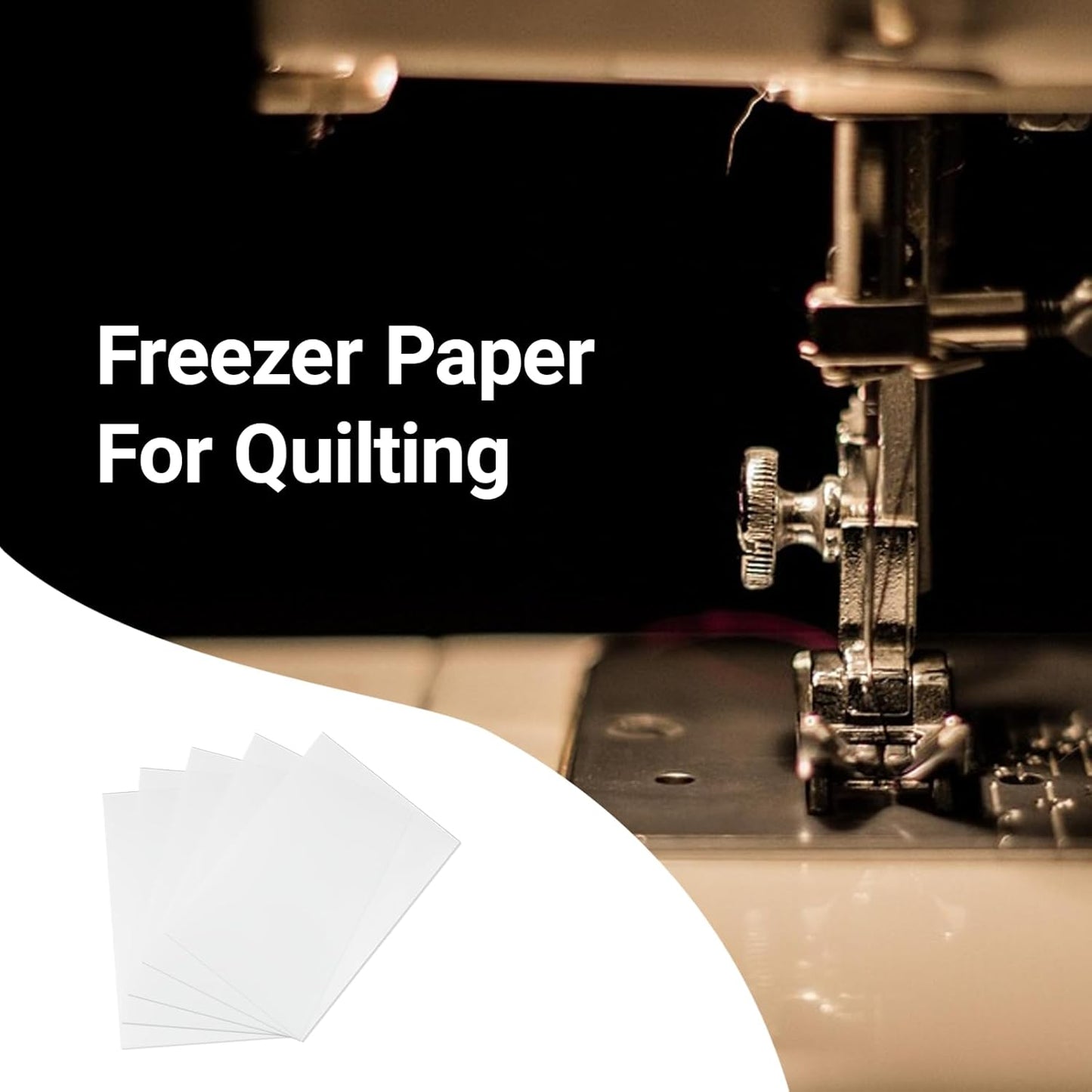 100 Pcs Freezer Paper for Quilting 8.5 x 11 Inch Quilter Freezer Paper Sheets for DIY Projects Handmade Tailor Applique & Sewing Projects