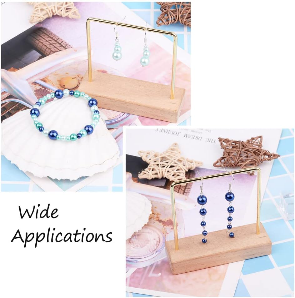 1840Pcs 4/6/8mm Glass Pearl Beads Pearlized Beads Multi Colors Round Spacer Beads for DIY Craft Jewelry Making Hole: 1mm, Mixed Blue