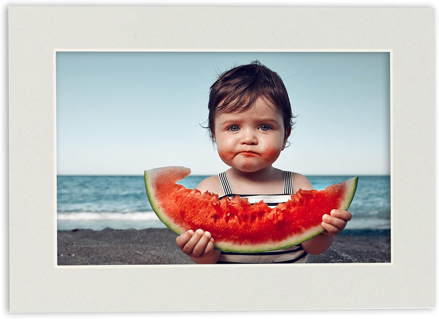 11x14 Mat for 8.5x11 Photo - Precut Grey Picture Matboard for Frames Measuring 11 x 14 Inches - Bevel Cut Matte to Display Art Measuring 8.5 x 11 Inches - Acid Free Pack of TEN MATS