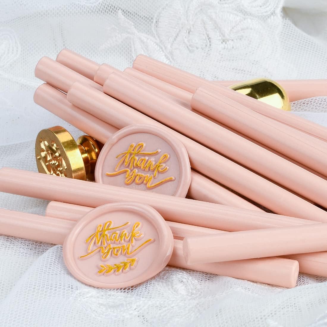 16 PCS Dirty Pink Small Glue Gun Sealing Wax Sticks for Mini Glue Gun, Make Wax Seals for Wedding Invitations/Thanks Card/Envelopes/Teenager Girls Xmas Gift Wrapping/Baby Shower Card Gifts