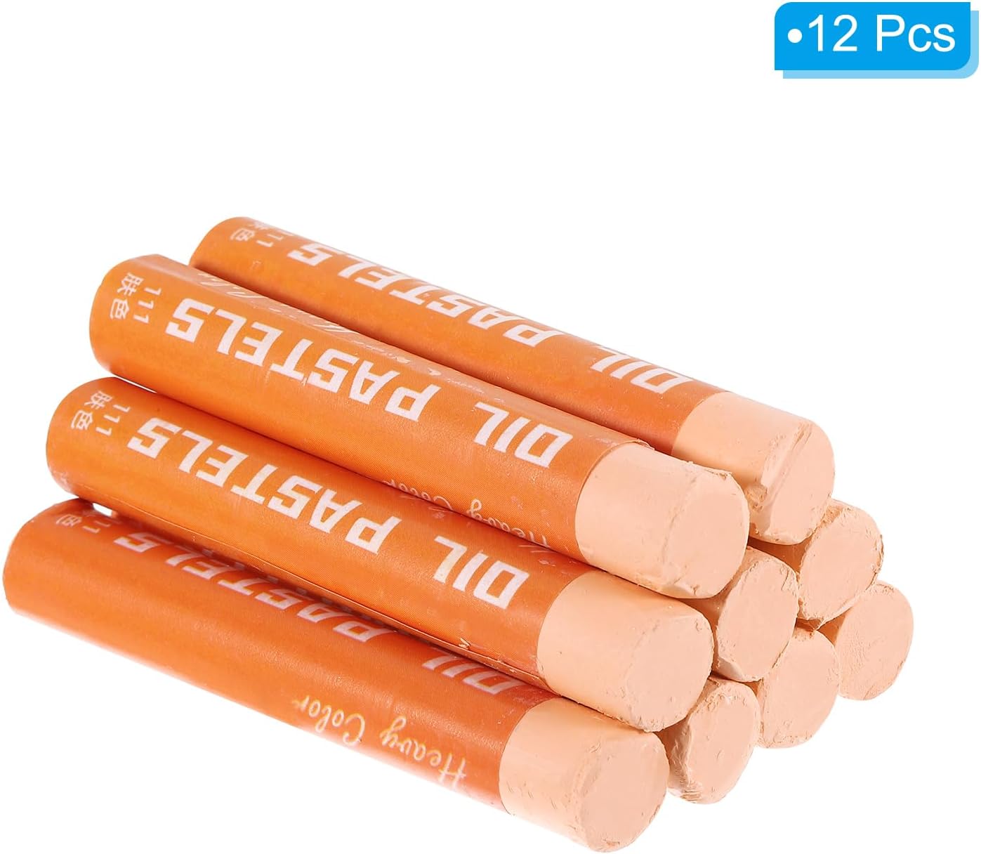 PATIKIL Yellow Orange Oil Pastels, 12Pcs Soft Oil Crayons Creamy Pastels Stick Art Supplies for Art Painting Drawing Blending Graffiti for Artists Beginners