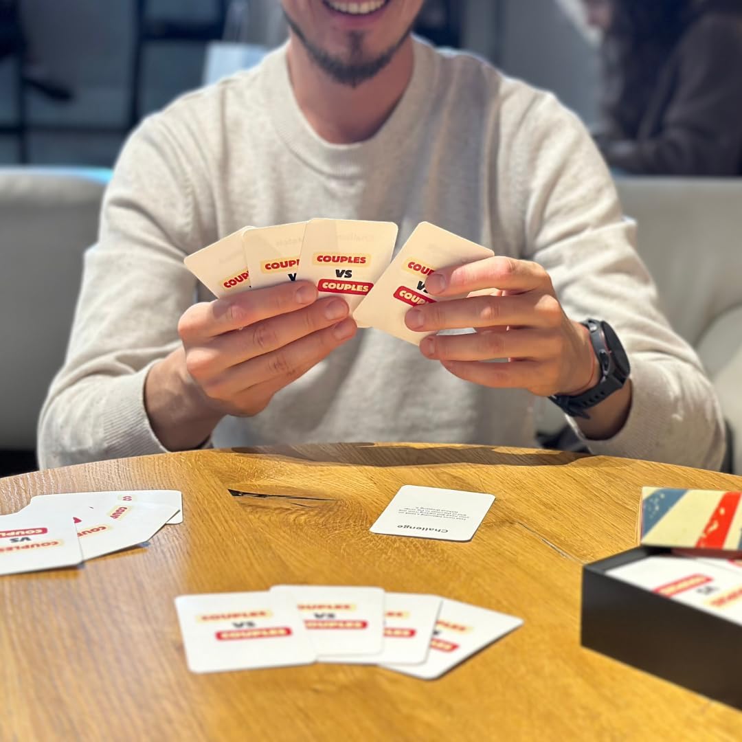 Hat Acrobat Couples VS Couples - The Ultimate Date Night Game for Multiple Players - Couples Game with 10 Different Categories and Challenges