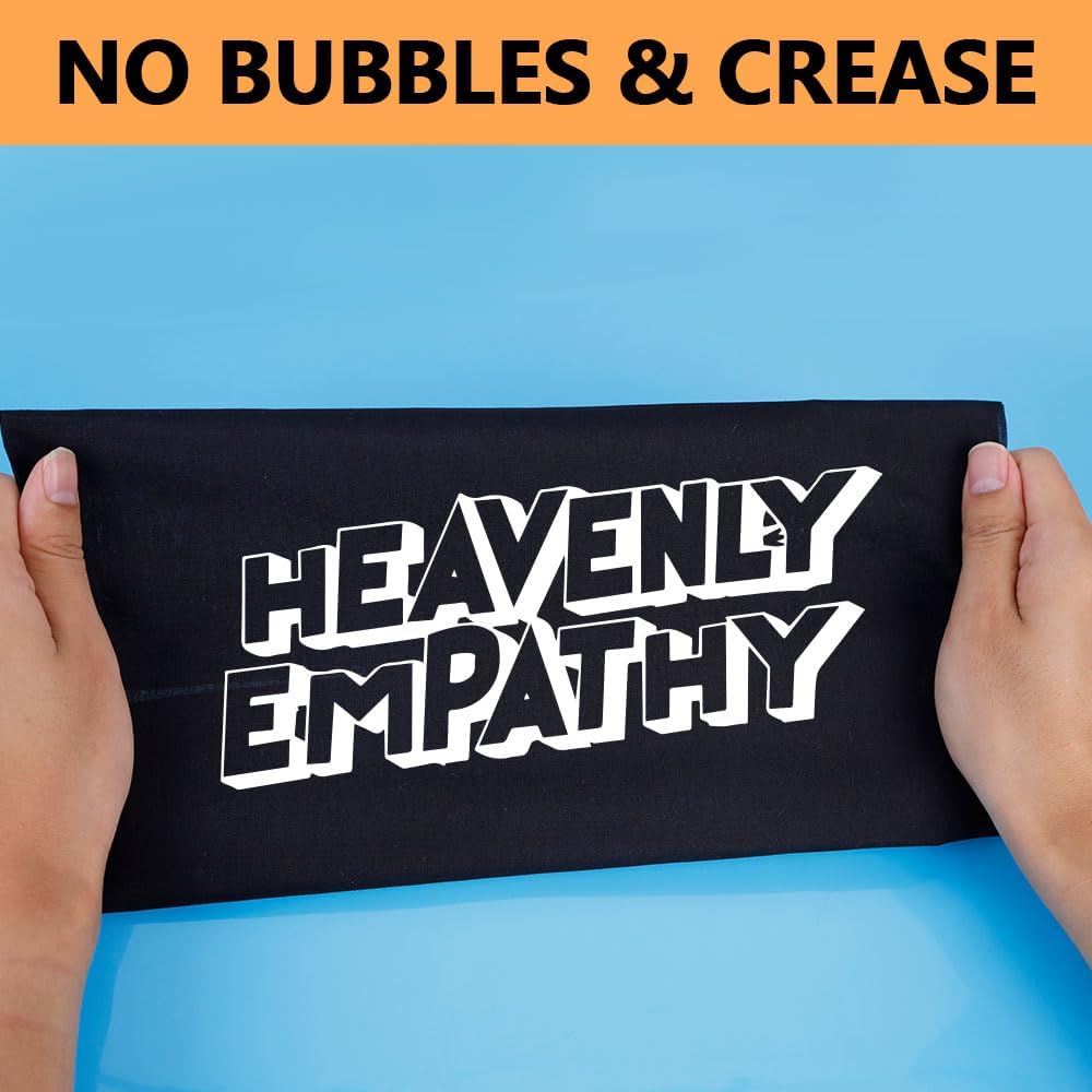 RENLITONG Matte White Iron on Vinyl Roll - 12Inch x 13ft HTV Heat Transfer Vinyl for T-Shirt, HTV Rolls for All Cutter Machine - Easy to Cut & Weed for Heat Transfer Design