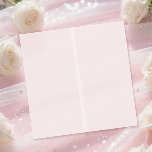 60 Pack Pre-Folded Vellum Jackets for 6x6 Invitations, Translucent Vellum Paper 6x6 Jackets, 100GSM Wedding Invitations Wraps, Envelope Liners for Birthdays, Baby Showers