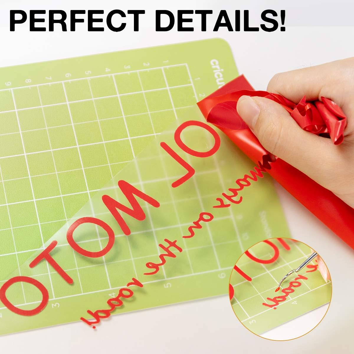 HTVRONT HTV Vinyl Rolls Heat Transfer Vinyl - 12" x 8ft Red HTV Vinyl for Shirts, Iron on Vinyl for All Cutting Machine - Easy to Cut & Weed for Heat Transfer Design (Red)