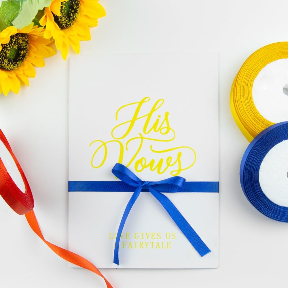 5/8 Inch 25 Yards Satin Ribbon Dark Blue, Solid Color Fabric Ribbon for Gift Wrapping, Wedding, Polyester Gift Ribbon for Birthday Party Decoration, Craft, Hair, Floral, Sewing