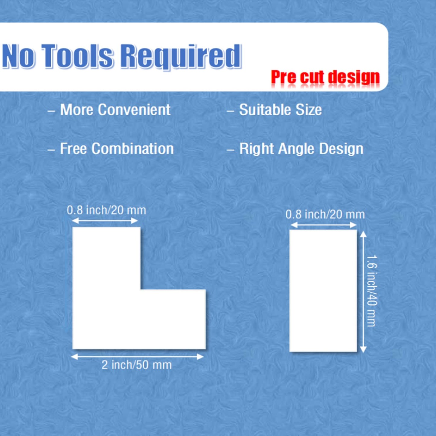 Double Sided Tape Heavy Duty, Sticky Tack Poster Stickers Picture Hanging Adhesive Strips, No Tools Wall Hanging Strips, Damage Free Clear Pre-Cut Mounting Tape, No Trace Removable Mounting Putty (80)