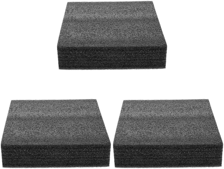 VILLCASE 3pcs Felting Board Foam High Dense, Needle Felting Pad, Work Black Rectangle Felt Mat Sewing Wool Tool for DIY Hand Craft Poking Knitting Projects 7x7 inches