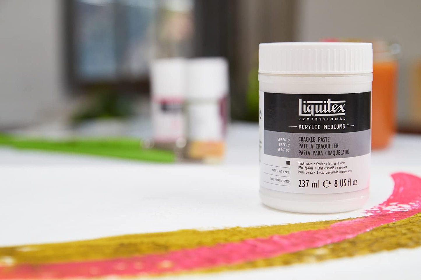 Liquitex Professional Effects Medium , 237ml (8-oz), Crackle Paste