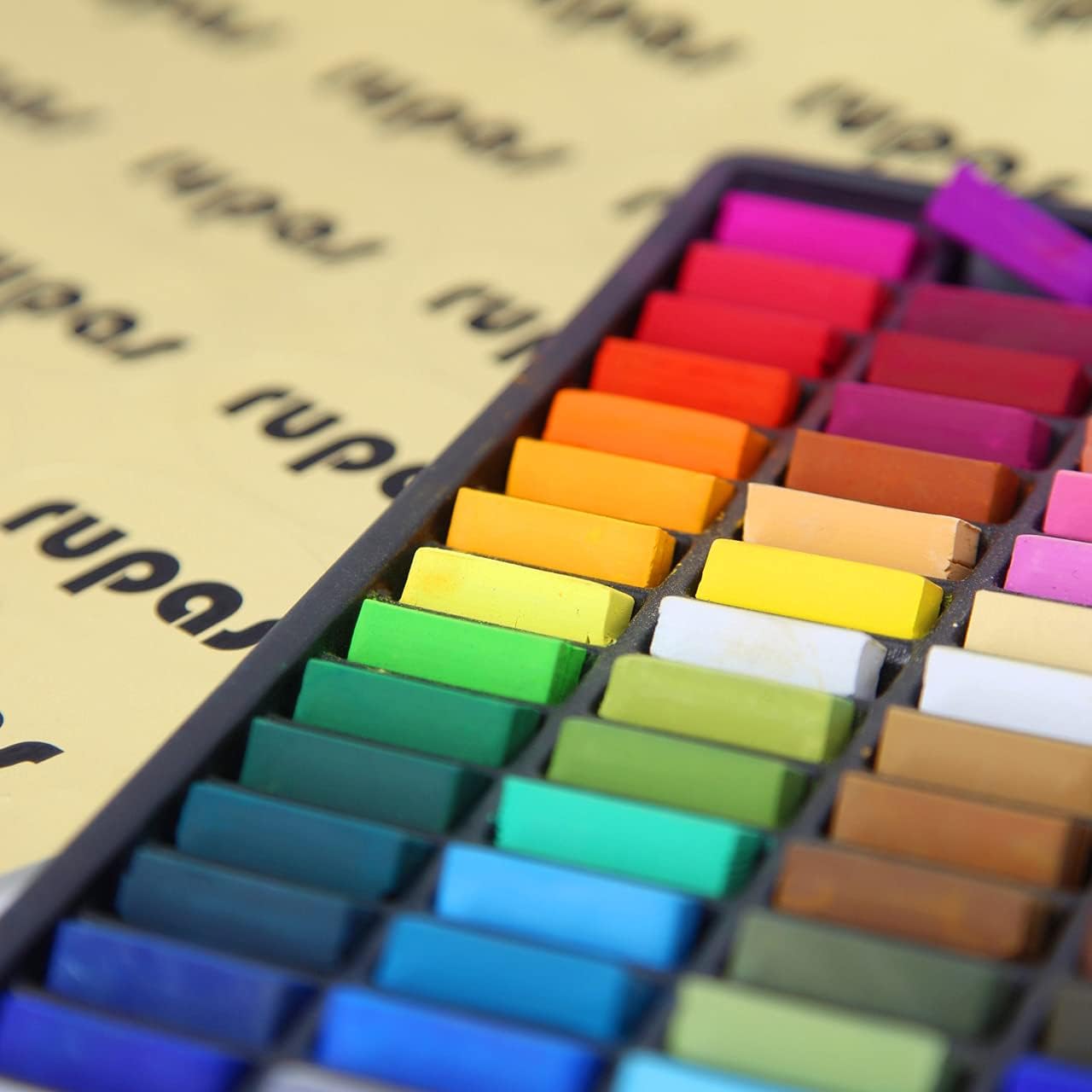 Rupas Soft Dry Pastel 48 Color Set Square Chalk