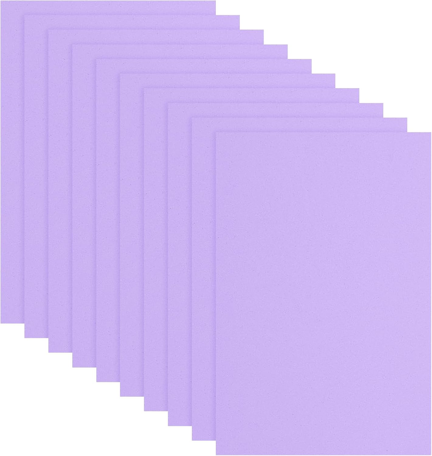 uxcell 10 Pcs Purple EVA A4 Foam Sheets Crafts, 12 x 8 Inch Foam Paper for DIY Crafts Project Classroom Scrapbook Art Cards Home Office Decoration (2mm Thick)
