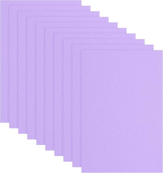 uxcell 10 Pcs Purple EVA A4 Foam Sheets Crafts, 12 x 8 Inch Foam Paper for DIY Crafts Project Classroom Scrapbook Art Cards Home Office Decoration (2mm Thick)